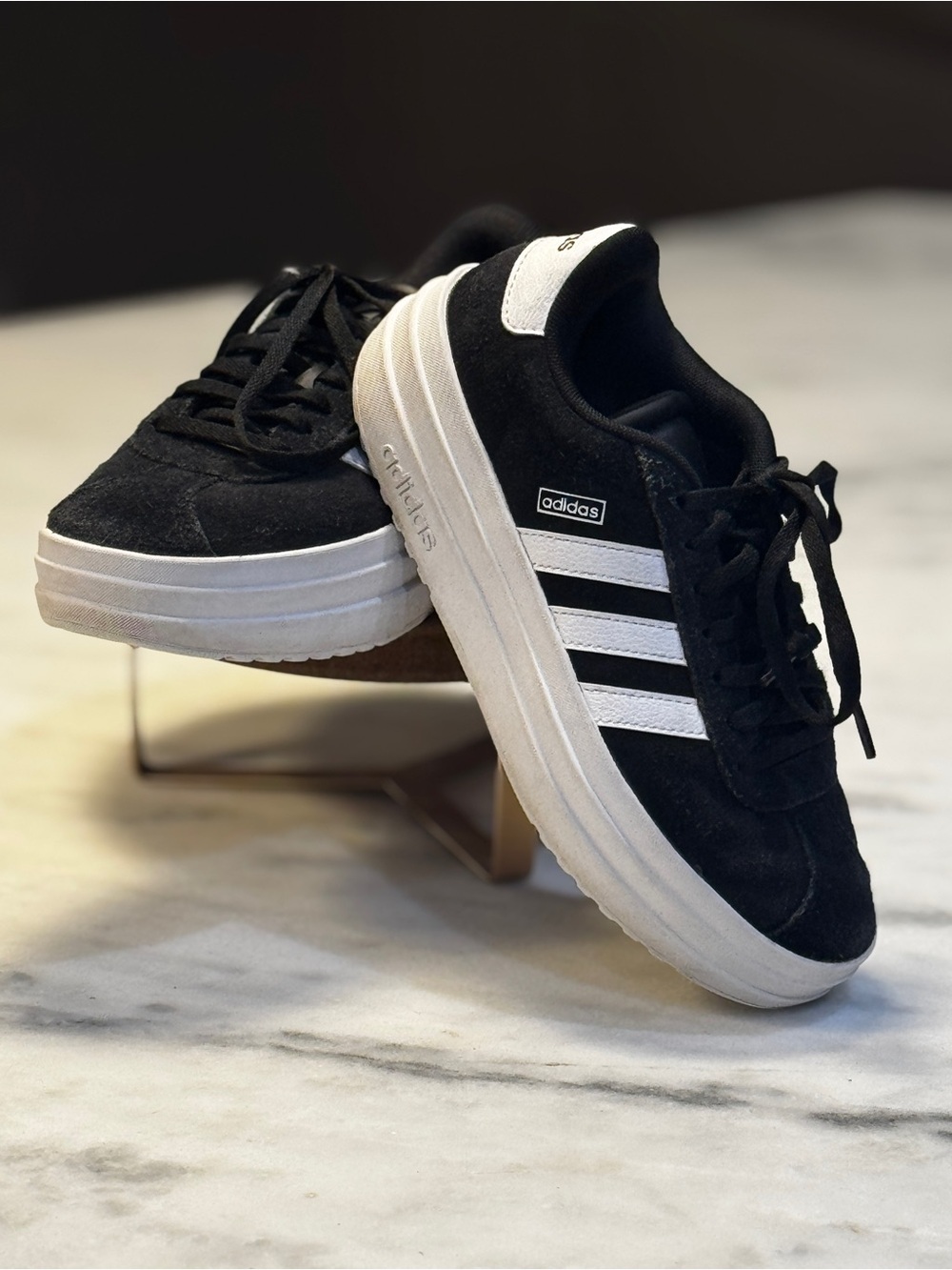 ADIDAS VL COURT BOLD SHOES KIDS / Youth size 3.5 - Picture 5 of 5